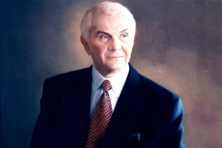 Jewell L. Osterholm, as seen in his official portrait at Jefferson Medical College.