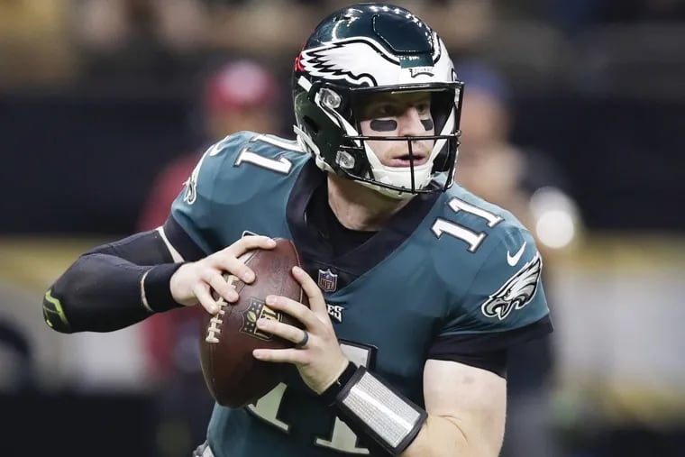 Carson Wentz says the Eagles will find out "what we're made of."