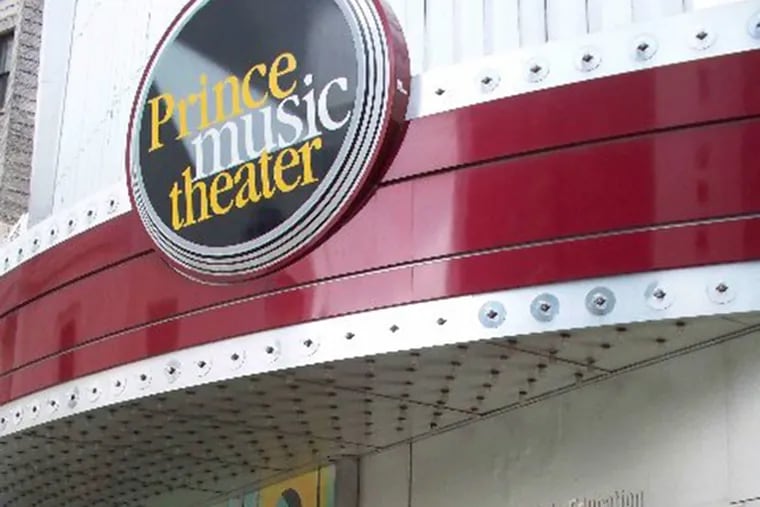 The defunct Prince Music Theater theater in the center of town was sold to the Philadelphia Film Society - a transaction that not only gives the film group a new home, but also preserves the hall's role for arts groups that cannot afford pricier venues like the Kimmel Center.