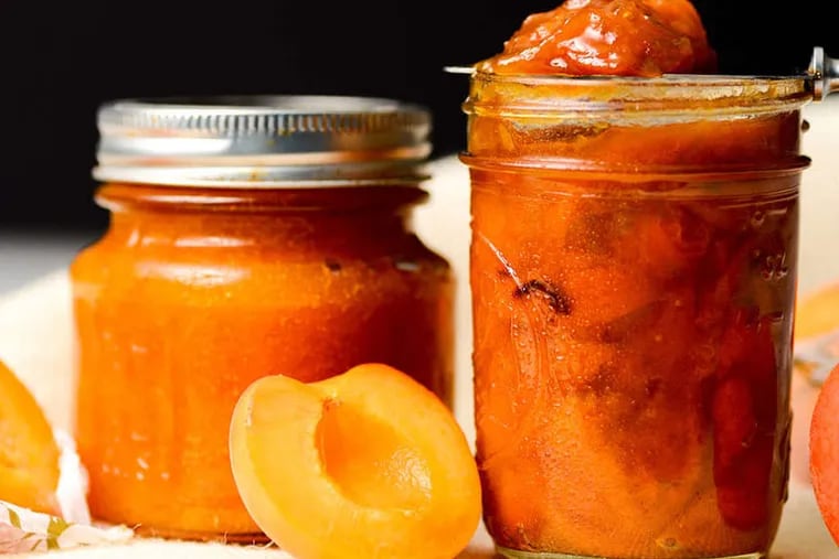 Apricot jam. ( Photo for The Washington Post by Dixie D. Vereen )