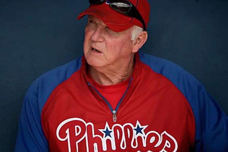 Charlie Manuel has led the Phillies to four-straight division titles and one World Series win. (David Maialetti/Staff Photographer)
