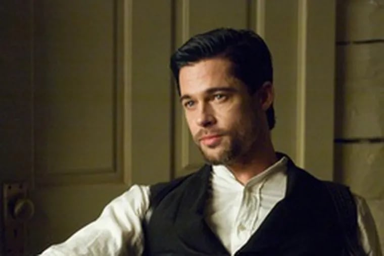 Brad Pitt, as the outlaw-legend Jesse James in &quot;Assassination of Jesse James . . . ,&quot; is a study in magnetism and repulsion.