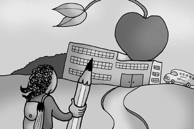 onefri23: Margaret Scott illustration, Cherry Hill schools extend school day