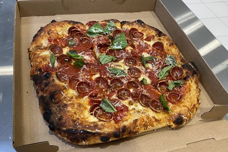 A 16-inch Grandma pizza from Pizza Jawn in Manayunk.