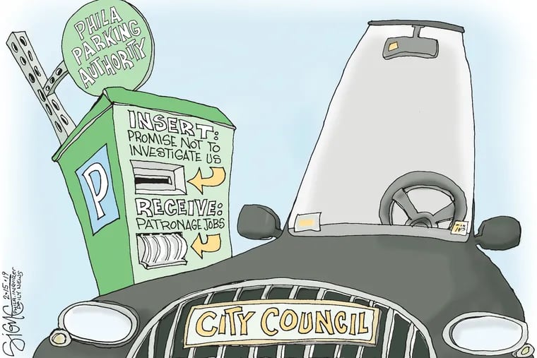 Signe cartoonTOON15Parking Authority