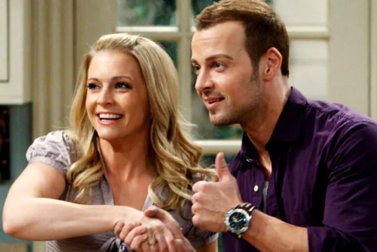 Melissa & Joey end their five-year series Wednesday with welcome news in &quot;Double Happiness.&quot; (Craig Sjodin/ABC Family)