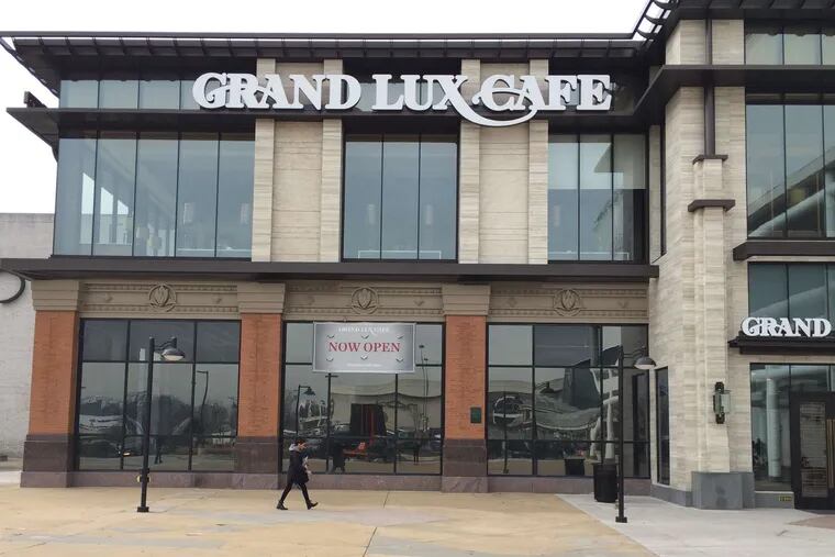 Mistral will occupy the space below Grand Lux Cafe at the King of Prussia Mall.