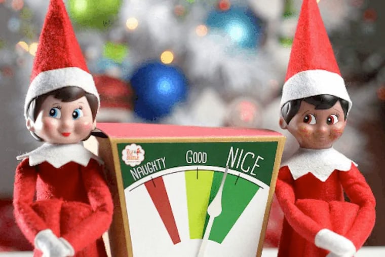 The ELF ON THE SHELF IMAGE from the official website