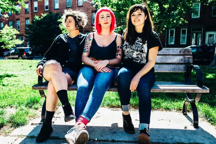 Cayetana is the Friday night headliner at the inaugural two-day Philly Music Festival at the World Cafe Live. (Left to right) Allegra Anka, Augusta Koch and Kelly Olsen.