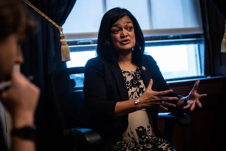 A plan by Rep. Pramila Jayapal, D-Wash., the co-chair of the Congressional Progressive Caucus, would move every American onto one government insurer in two years. MUST CREDIT: Washington Post photo by Salwan Georges