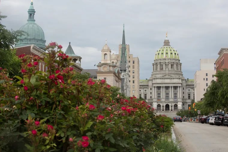 The PA State Capitol in Harrisburg, Pa. For the Inquirer/Kalim A. Bhatti