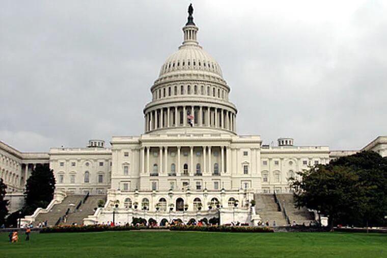 The U.S. Capitol building.