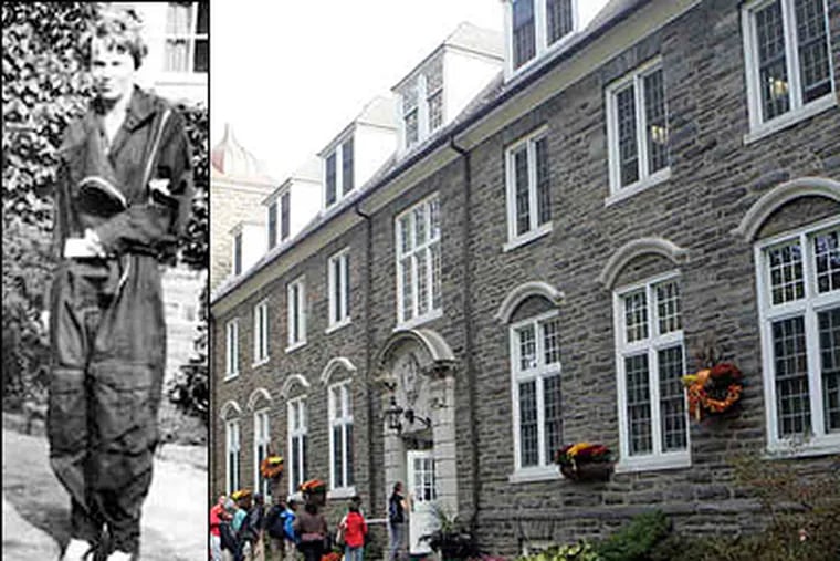 Earhart was spreading her wings at a local school