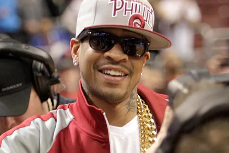 Former Philadelphia 76ers guard Allen Iverson is accused of abducting his five children according to his ex-wife Tawanna. (AP Photo/H. Rumph Jr)