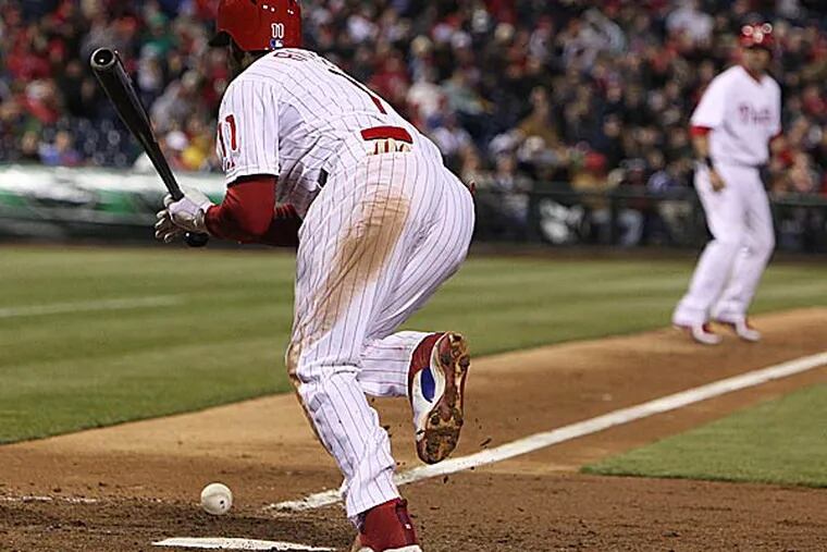 Twenty games into the 2013 season, the Phillies have yet to look like a team that is going to consistently score runs in bunches. (Ron Cortes/Staff Photographer)