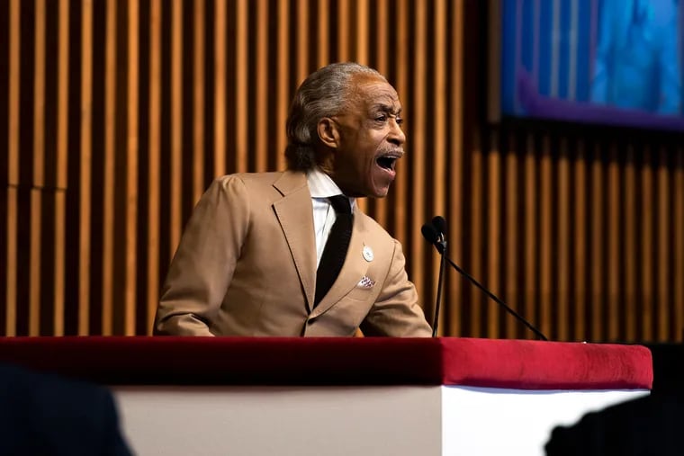 The Rev. Al Sharpton did not disappoint on the energy meter at a get-out-the-vote event and worship service Sunday at Bright Hope Baptist Church in North Philadelphia.