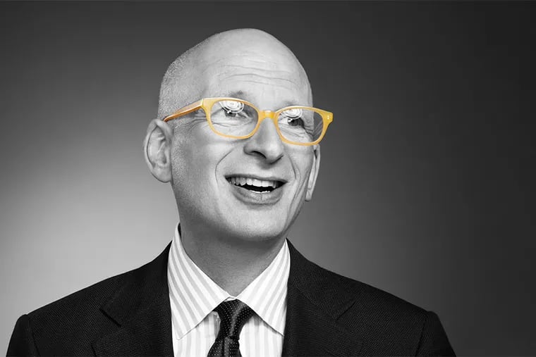 Profile photo of marketing guru Seth Godin, who was recently inducted into the American Marketing Association's Marketing Hall of Fame. (Credit: Seths.blog)
