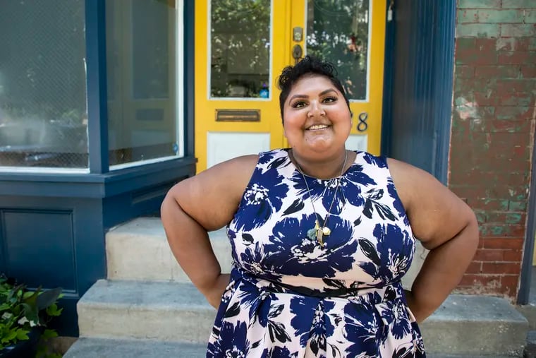 Sonalee Rashatwar, 31, nonbinary, of South, N.J., a West Philadelphia-based therapist who specializes in trauma, sexuality and fat positivity. Rashatwar shares her experience and knowledge about being someone who is fat in the world on Thursday, June 27, 2019. “All of my work is to better understand my experience,” Rashatwar said. “I enjoy trauma work and I’m good at being still and being an anchor for someone. It allows me to talk about the stuff I care about.”