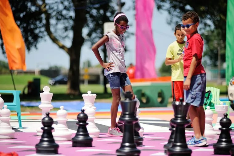 Chess and checkers are among the activities available at The Oval+.