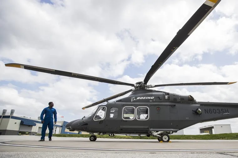 The MH-139 Helicopter built by Leonardo Helicopters at the Northeast Airport will replace the old Hueys that are guarding missles and other special uses.