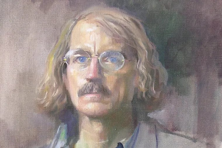 Mr. Rickert created this self portrait in 2002.