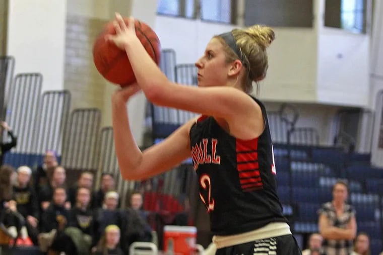 Archbishop Carroll’s Molly Masciantonio is averaging 16.3 points per game and has made 61 three-pointers.