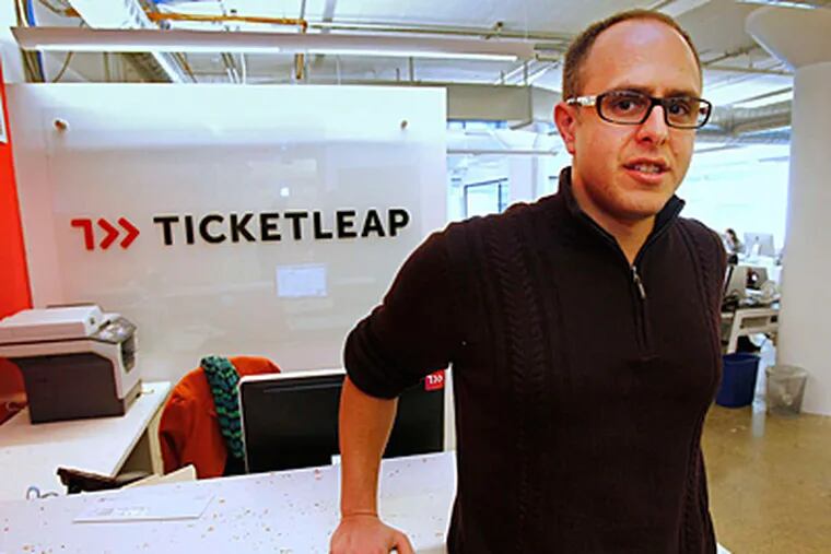ALEJANDRO A. ALVAREZ / STAFF PHOTOGRAPHER Chris Stanchak says he's not trying to compete with Ticketmaster.