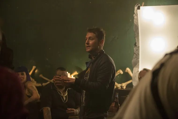 Writer-director Leigh Whannell on the set of “Upgrade.”