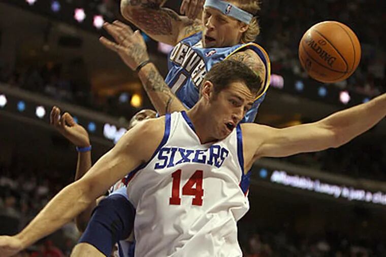 Jason Smith is one of multiple 76ers bench players who hasn't seen much playing time so far this season. (Yong Kim/Staff file photo)