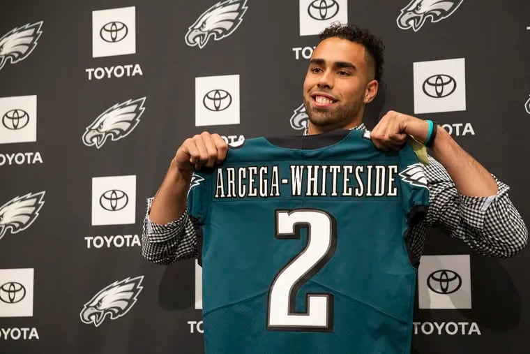 J.J. Arcega-Whiteside has an unusual background for a second-round pick.