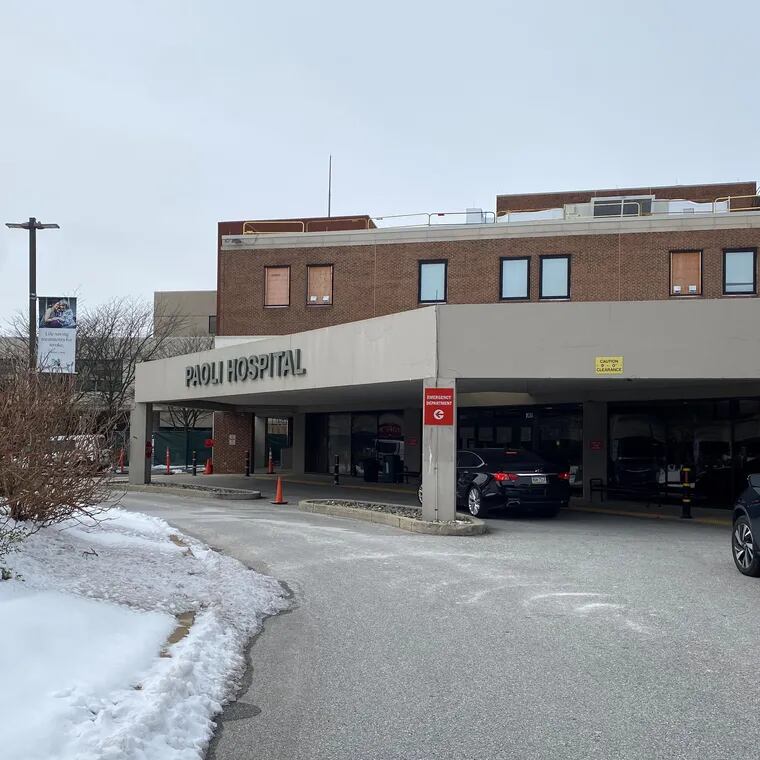 Paoli Hospital is one of Main Line Health's four acute care hospitals. The health system's financial results in the three months ended Dec. 31 improved sharply over the same period the year before.