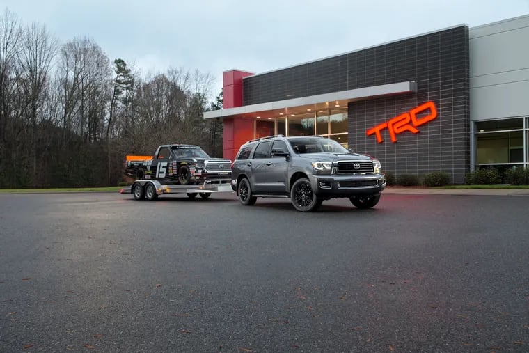 The 2019 Toyota Sequoia can pull a lot, though not quite as much as the Ford Expedition.