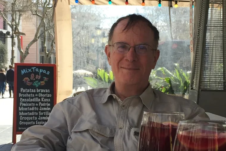 Peter Sperry, pictured here on a trip to Barcelona, is expecting to move through later life without the safety net of a spouse or child to care for him as he ages.