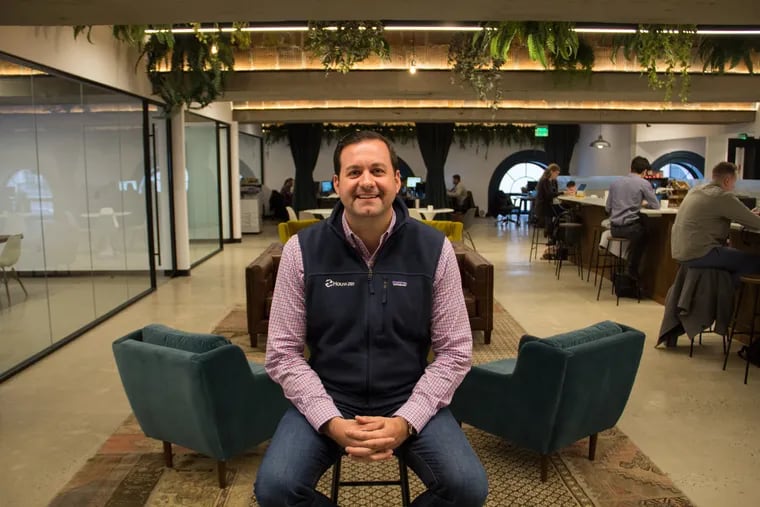 Philly real estate brokerage Houwzer won a $9.5 million investment by Edison Partners of Princeton, N.J. The five-year-old brokerage is expanding into title insurance, mortgages, and other markets such as Baltimore and D.C. Pictured here is founder Mike Maher.