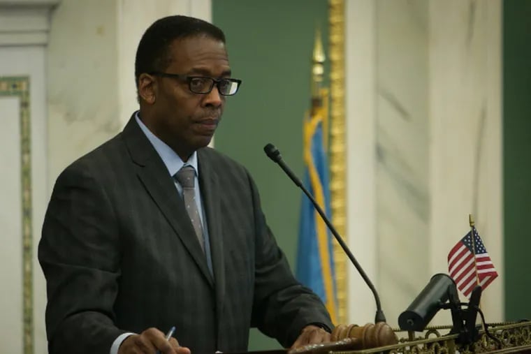 Philadelphia City Council President Darrell Clarke on last day of council before holiday break.