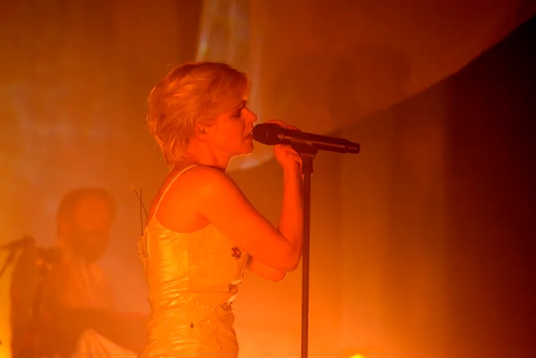 Swedish pop singer Robyn performs in February 2019 in Los Angeles. Calum Scott's cover of her song "Dancing on My Own" has passed 1 billion streams on Spotify. (Photo by Michael Tullberg/Getty Images for Robyn)