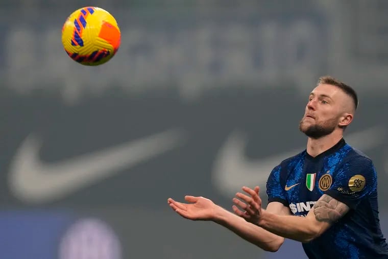 Milan Skriniar and Inter Milan hope to hold on to first place in Italy's Serie A this weekend.