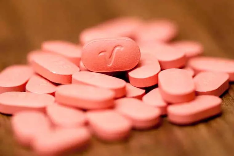 Tablets of the generic antipsychotic drug Risperidone, used to treat schizophrenia. (Bloomberg photo)