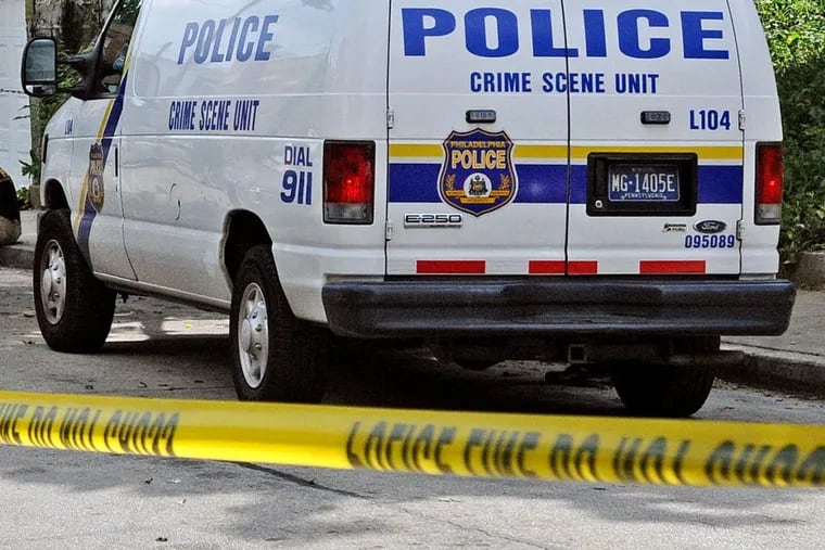 An 85-year-old man was found dead with numerous stab wounds Tuesday afternoon inside a West Philadelphia home, police said.