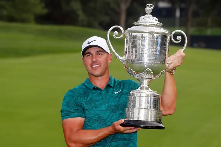 Brooks Koepka is at Bethpage Black trying to hold on to his Wanamaker Trophy with a resurgent Tiger Woods in the field.