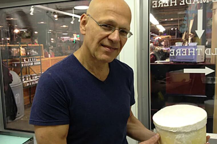 MICHAEL HINKELMAN / DAILY NEWS STAFF Eran Wajswol , owner of the Jersey-based Valley Shepherd Creamery, recently opened a retail outlet at Reading Terminal Market.