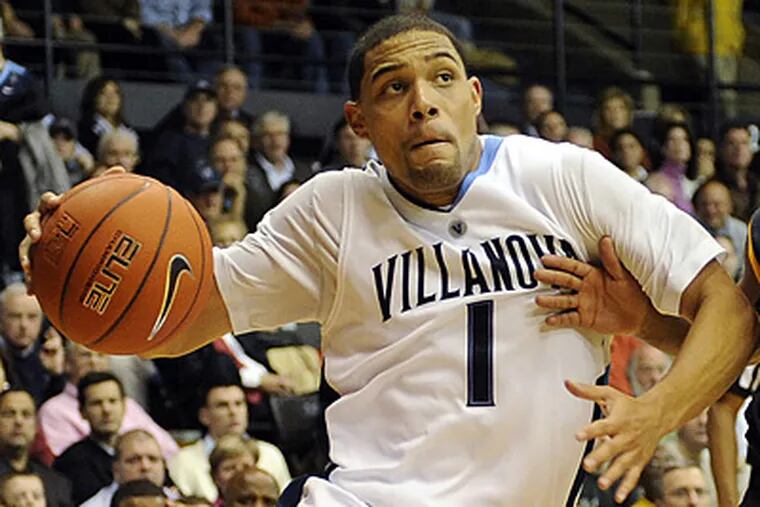 Scottie Reynolds and Villanova must get past Temple today to sweep the Big Five. (AP Photo/Michael Perez)