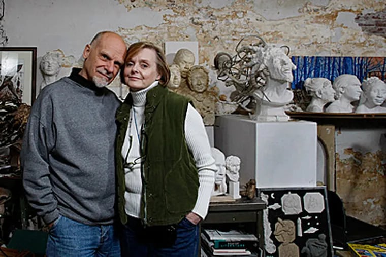 In this Nov. 2009 photograph, terminally ill Frank Bender, renowned for helping to identify homicide victims, stands by wife Jan, who was battling lung cancer at the time. She died in April. (Michael S. Wirtz/File)