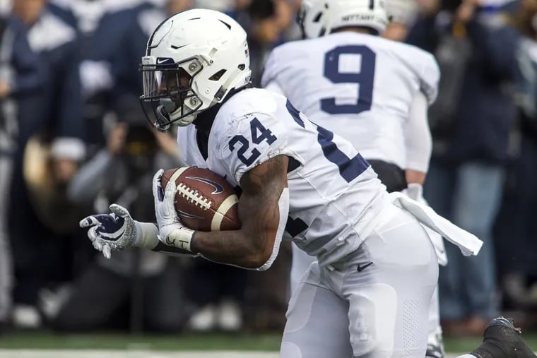 Penn State running back Miles Sanders has a team-high 848 rushing yards, but managed just eight touches against Michigan.