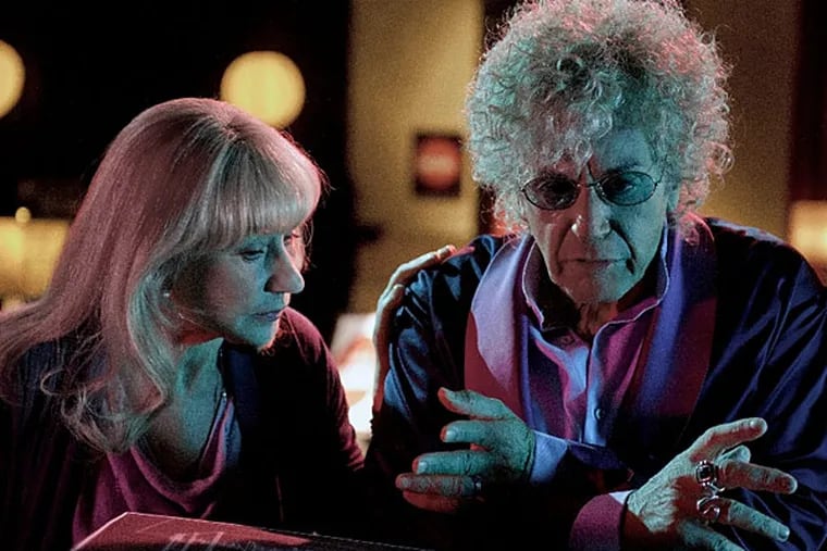 Not outstanding, just scary: Al Pacino (right)  is in the running for actor in a mini-series or movie for HBO's "Phil Spector." Helen Mirren costarred as Linda Kenney Baden.