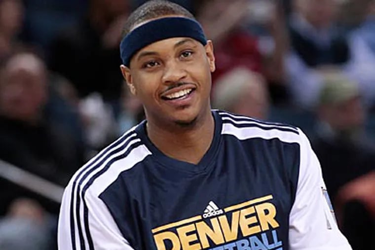 "I really don't know what's going to happen," Carmelo Anthony said of a potential trade. (AP Photo)