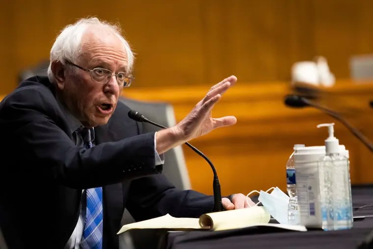 Senate Budget Chairman Bernie Sanders said, "We have the opportunity to give hope to the American people and restore faith in our government to fight for them."