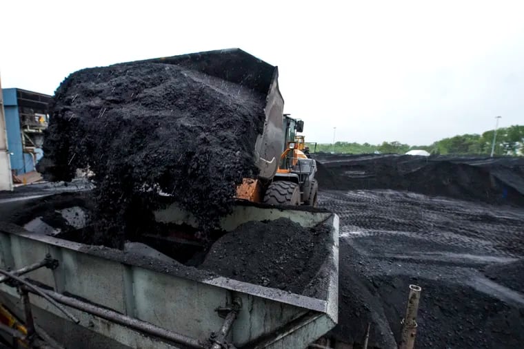 A mountain of coal was removed from the Mercer Generation Station in New Jersey during its 2018 shut-down. In current markets, coal stockpiles are running low at some power plants.