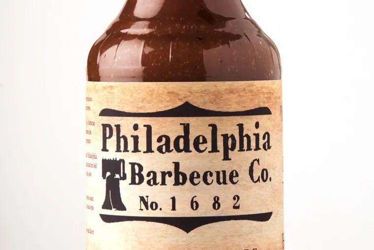 Product shot of Philadelphia Barbecue Company’s Original Recipe sauce for Market Basket July 27. CLEM MURRAY / Staff Photographer