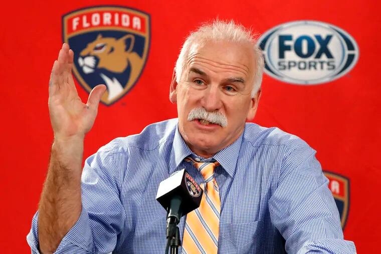 Florida Panthers head coach and former Chicago Blackhawks coach, Joel Quenneville.